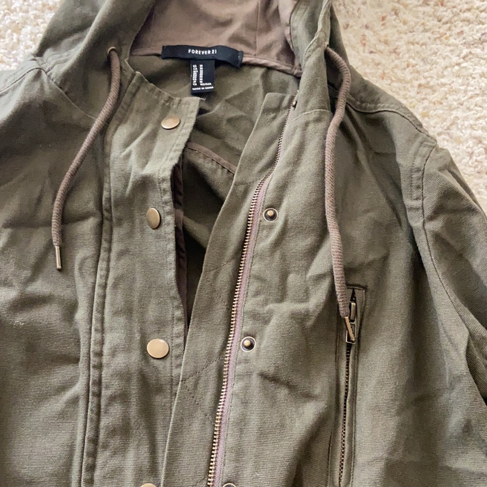 Olive Green Utility Jacket